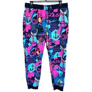 Pink Dolphin RARE Printed Jogger Sweatpants, Size 42 (US X-Large)